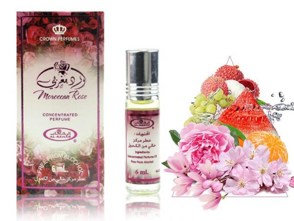 Al Rehab oil perfume Moroccan Rose, 6 ml (Women) wholesale